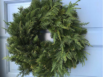 Mixed Foilage Christmas Wreath